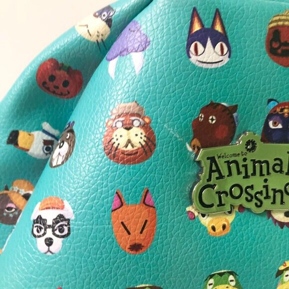 2021 Bioworld Animal Crossing Character Mini Backpack Bag Nintendo Scuffs - Picture 3 of 16